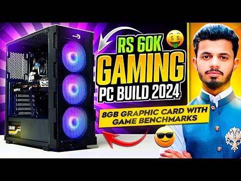 60k Gaming PC Build with Benchmarks!😲🔥| 60000 Gaming PC Build | PC Build under 60000 in Pakistan