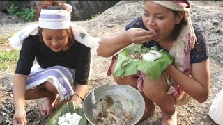 Na•kam bitchi||Garo Traditional curry||With Naga friend||Chigrim Sangma