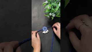 Trendy choker making ♥️🥰#handmadejewelry #jewellery #shortsvideo #shorts