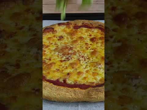 بيتزا الجبن والجرجير 👌 Cheese and Arugula Pizza