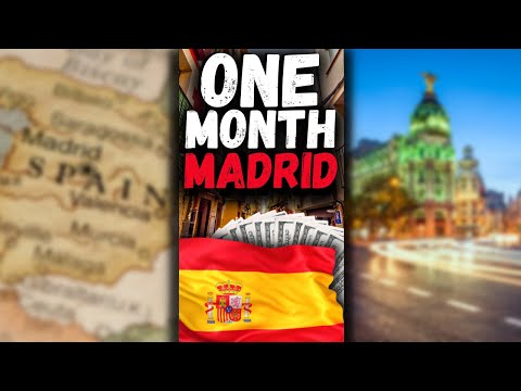 How much it cost to live in Madrid for 1 Month