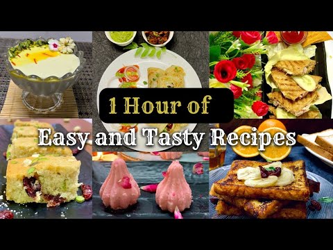 1 Hour of Tasty Recipes ! 29 Recipes • Treat Your Tongue #desserts #snacks #cookies #egglessrecipes