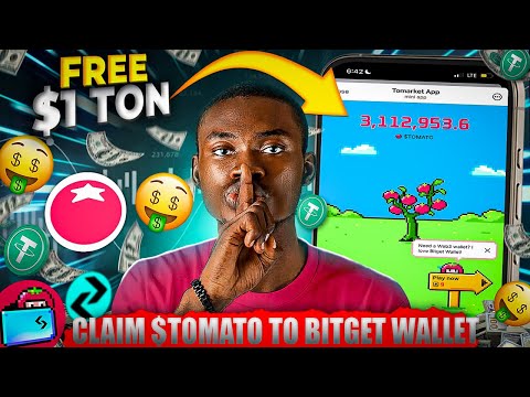 Tomarket Coin Claim : How To Deposit and Get FREE $1 Ton For TOMARKET airdrop on Bitget wallet