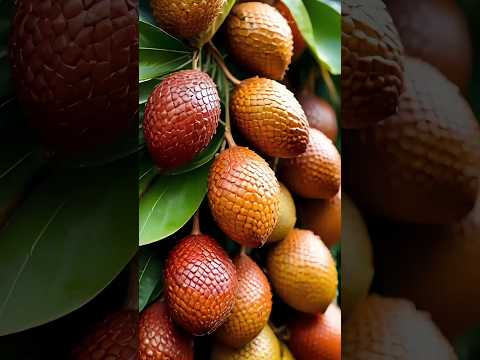 🐍🍎 Discover the Exotic Snake Fruit! #TropicalTreat #SalakFruit