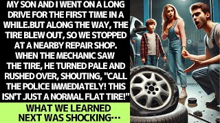 MY SON AND I STOPPED AT A REPAIR SHOP, BUT WHAT HAPPENED NEXT WAS UNBELIEVABLE