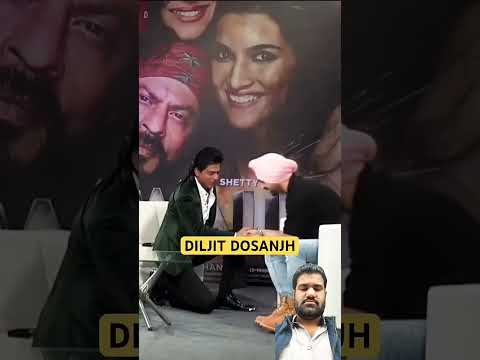 Diljit Dosanjh with sahrukh khan #daljitdosanjh #damanbagri#shorts