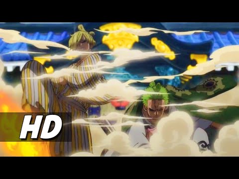 Zoro and Sanji Badass Entrance Save Otoko  | One Piece HD