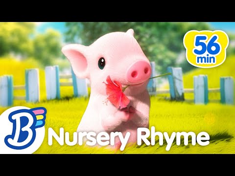 🐷This Little Piggy + More Nursery Rhymes | Badanamu Nursery Rhymes & Kids Songs