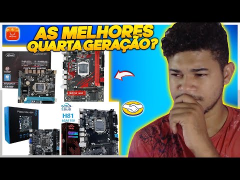 ESSAS SÃO AS MELHORES PLACA MÃE PRA usar na QUARTA GERAÇÃO da INTEL? (H81, B85, LGA 1150)