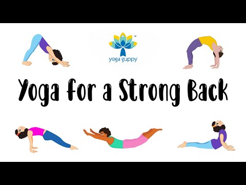 Yoga for Strong Back for Kids | Backbends to Improve Posture | Yoga for Children | Yoga Guppy