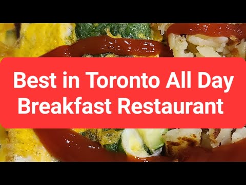 Best In Toronto All Day Breakfast Restaurant #alldaybreakfast #foodie #brunch #torontoeats #dining