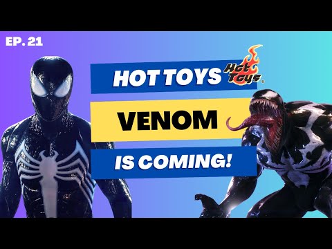 HOT TOYS PS5 VENOM! Marvel's Spider-Man 2 Figure Line is INSANE | 1/6 Teaser | Riley Reveals EP. 21