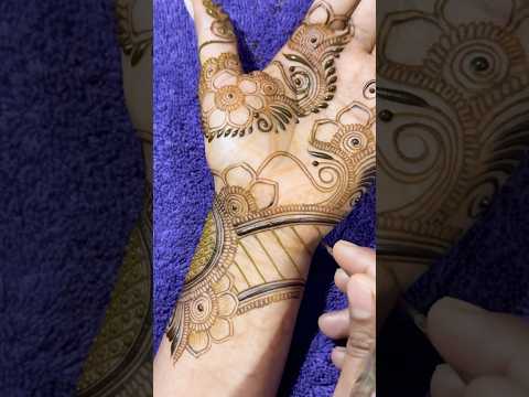 #shorts very easy Arabic mehndi design