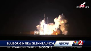 Blue Origin New Glenn rocket launches from Cape Canaveral