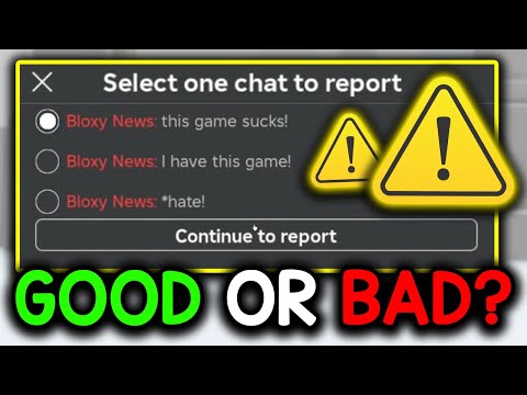 Roblox Lets You REPORT Chat Messages...