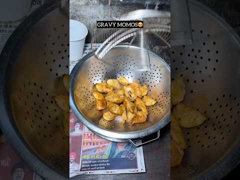 GRAVY MOMOS😍 | Indian street food #shorts #viral #shortsvideo