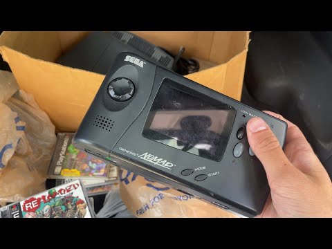 Garage sale haul sega nomad oculus quest 2 ps1 game lot