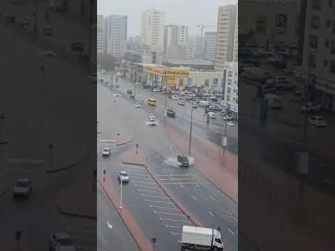 Heavy Rain flood Road 🇦🇪Uae