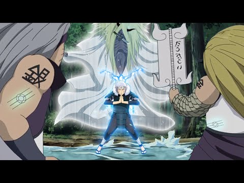 Tobirama Tries To Seal Ginkaku & Kinkaku With Shiki Fujin And Fails. Final Battle of 2nd Hokage.