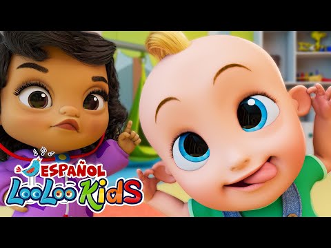 Cinco Monitos 🐵 - Canciones para Bebés - Aprender Español Para Niños - Música Para Niños