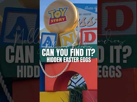 Don't Miss These Hidden Details Toy Story Land|Disneys Hollywood Studios! #easteregg #disneydetails