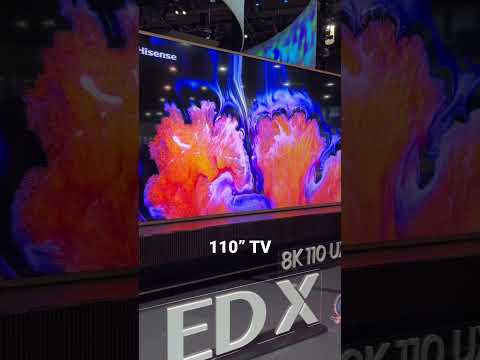 Is there any bigger TV? 110 inches 8K TV / CES 2023