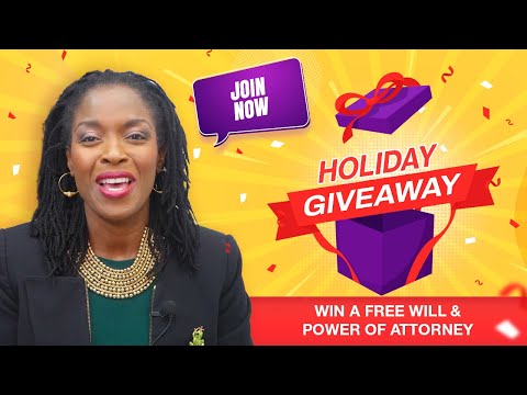 🎁 Holiday Giveaway Win a FREE Will & Power of Attorney This Season!