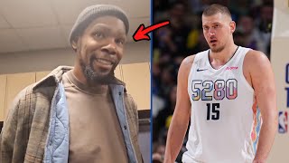 Kevin Durant Reaction To Nikola Jokic HISTORIC TRIPLE-DOUBLE Performance w/ 31 PTS, 21 REB & 22 AST!