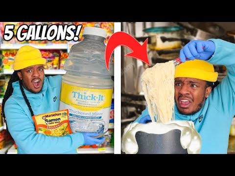 COOKING FOOD Using ONLY THICK WATER!!