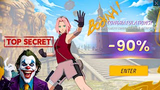 90% Discount in Mystery Shop Event Free Fire 😀 | Naruto Mystery Shop Event Free Fire