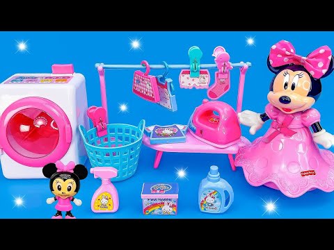 Live Mickey ASMR🥰Zufriedenstellendes Auspacken des Hello Kitty Waschmaschinen-Spielzeugset,Toysfunny