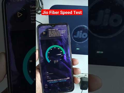 Jio Fiber Speed Test | 300 Mbps plan