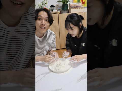 Revenge success?? 😶‍🌫️😤 Flour Game! #shorts #funny #viral