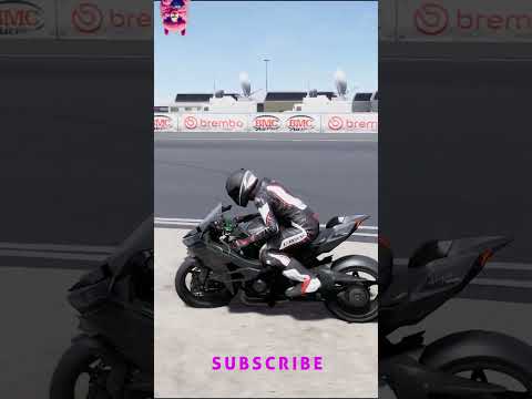 Kawasaki Ninja H2R Stoppie | Ride 5 #shorts #gaming