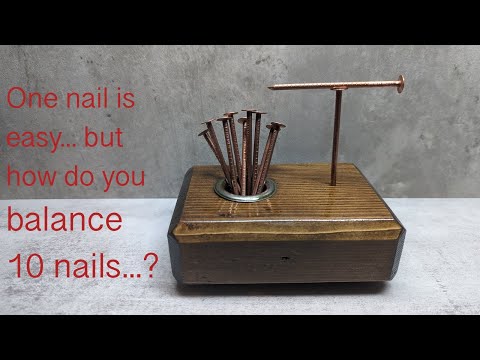 [151] How to balance 10 nails on the head of a nail (Brodie's nails)