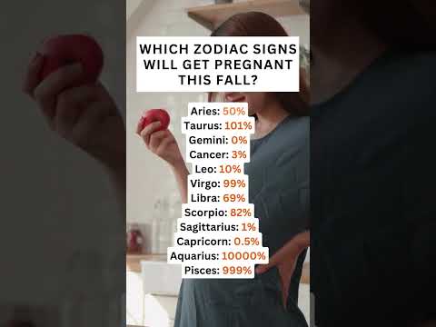 Which zodiac signs will get pregnant this fall #astrology #zodiac