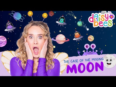 🌟 Moon Phases & Space Adventure for Kids! 🚀 Preschool Learning Video