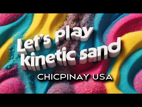 LETS PLAY KINETIC SAND #ASMR