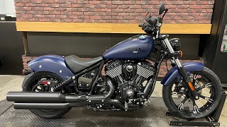 2024 Indian Chief Dark Horse in Springfield Blue Smoke