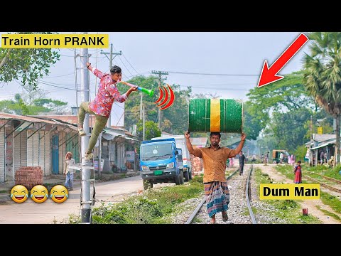 Update Viral Train Horn PRANK in 2023 | The Best Ptank of All Time | Train Horn PRANK | ComicaL TV