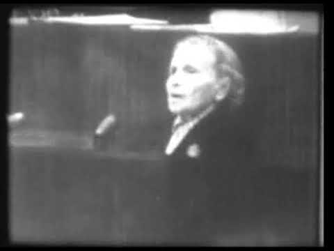 17/10/1961 moscow  XXII congress of the soviet communist party and lazurkina speech