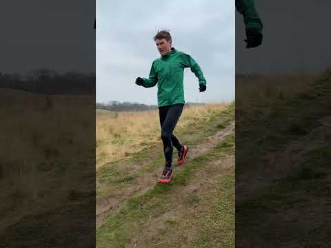 First hill run in the Ronhill Reverence - Traction for steep, soft and wet terrain