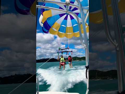 Parasailing for Kids🪂 Water Sports for Kids🌊 Outdoors for Kids #kidsshorts #sportsforkids