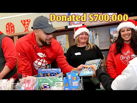 Steph Curry and his wife Ayesha Curry donated $700,000 in food and groceries to one million families