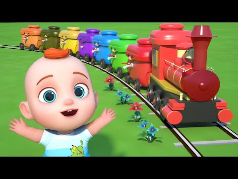 The Color Train Song | Leo Nursery Rhymes & Kids Songs