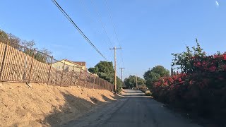 Driving in La Habra  Orange County, California, 4K