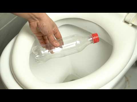 Toilet bottle trick that very few people know about