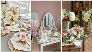 Shabby chic Antique cottage decorating ideas. Shabby chic cottage farmhouse interior decor ideas.