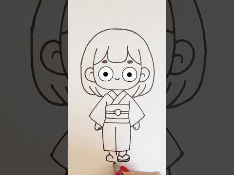 Let's Draw a Cute Japanese Girl! 👘🎨