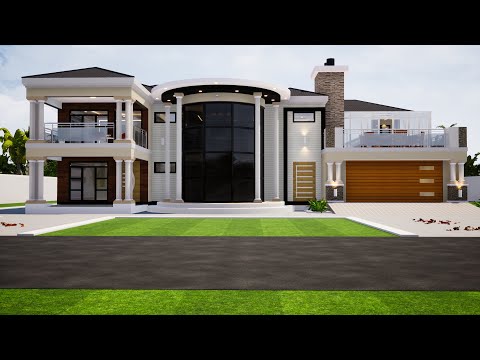 5 Bedroom Double Storey | Double Storey design | Hip roof double storey